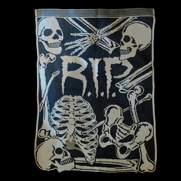 Other | Nwot Silk Rip Skeleton Cloth Decor | Poshmark